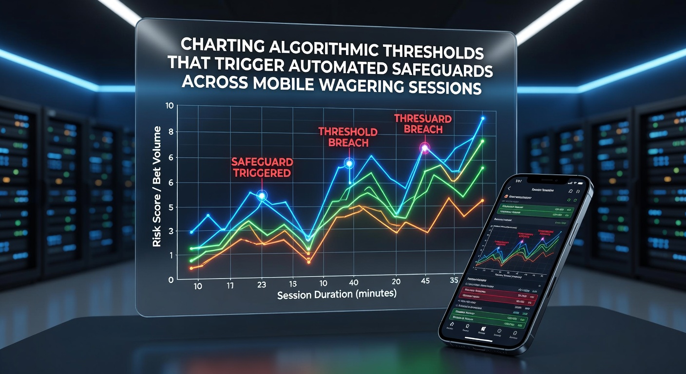 Dashboard showing algorithmic monitoring of wagering sessions with threshold indicators and safeguard alerts