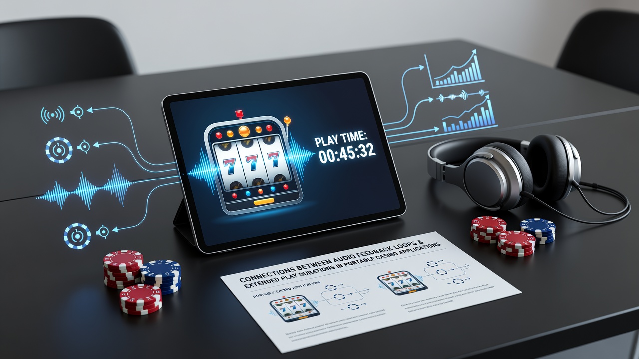Graph depicting session length increases tied to audio feedback variations in casino apps