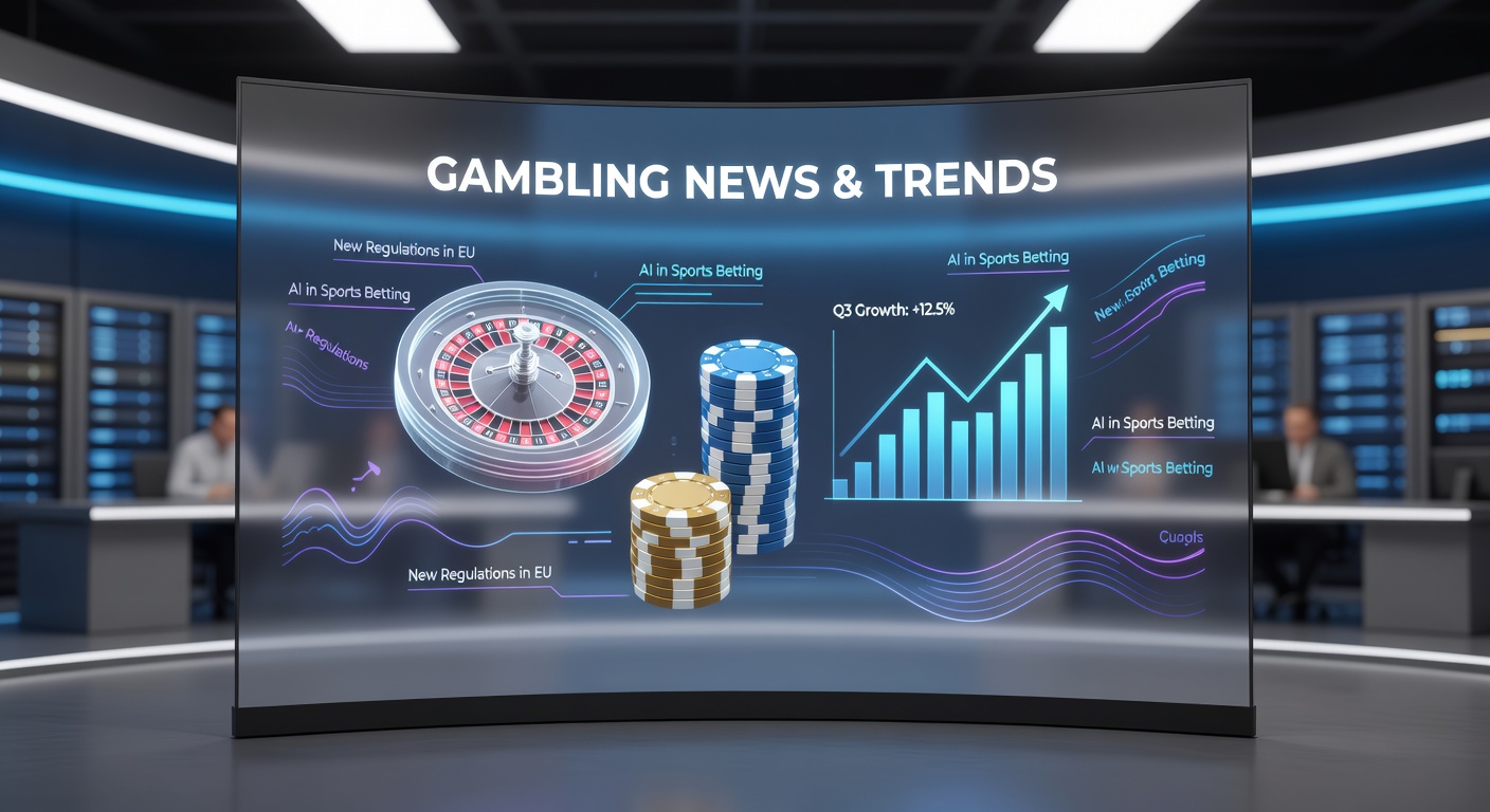 Graph showing upward trend in U.S. commercial gaming revenue with highlighted sectors like iGaming and casino gaming