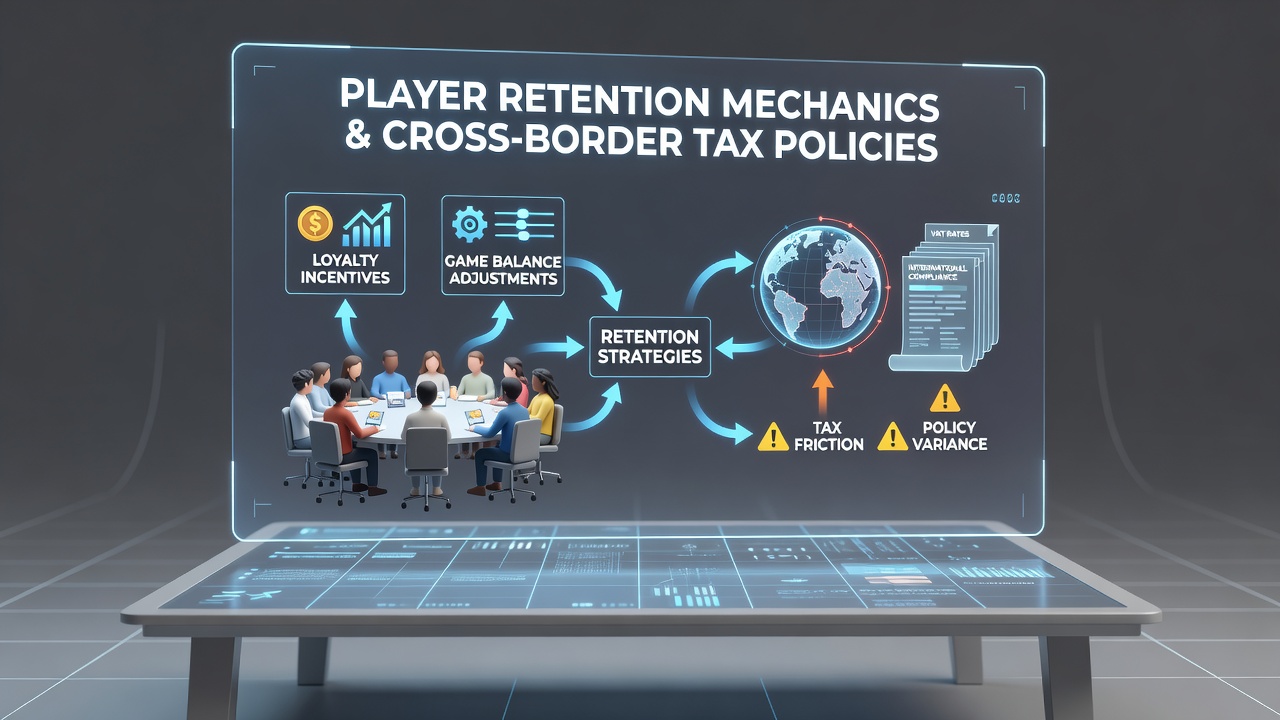 Virtual table game interface showing player engagement metrics and retention dashboards in an online casino environment