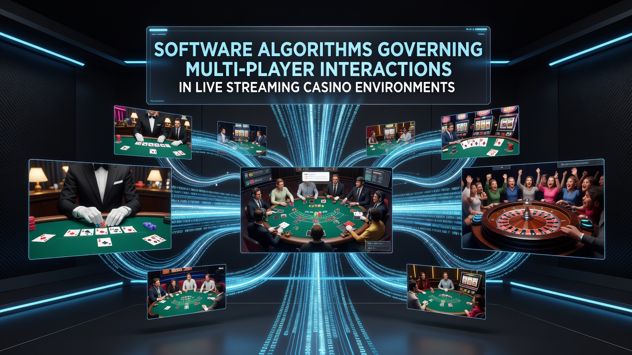 Live streaming casino platform displaying synchronized multi-player blackjack table with real-time chat and bet overlays